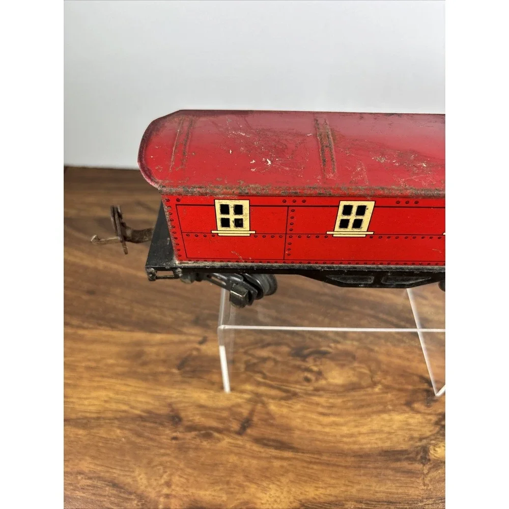 Lionel O27 Gauge Pre-War 8-Wheel Lionel RR Lines 1682‎ Red Cupola Caboose